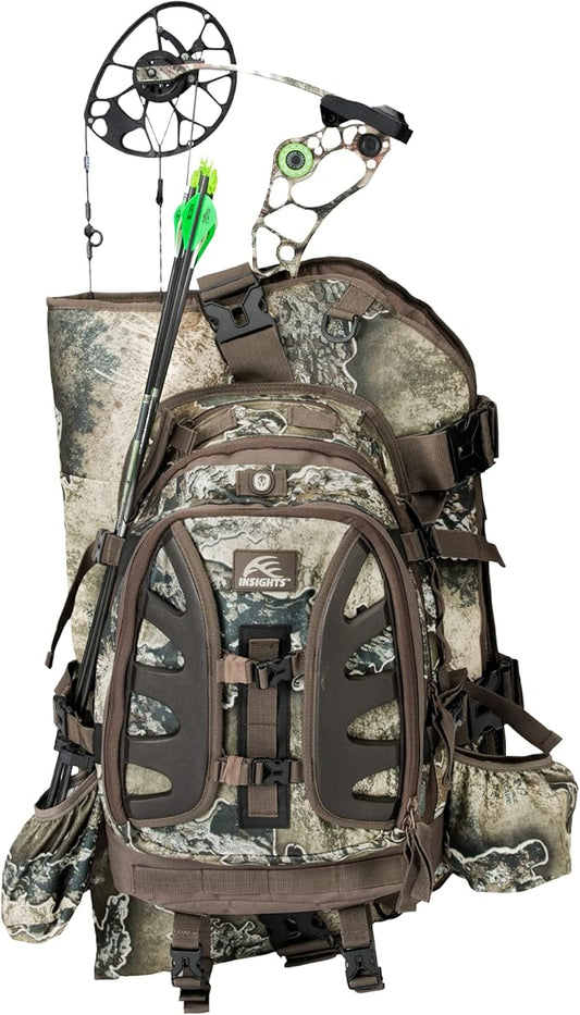 Insights Hunting by frogg toggs - The Vision Bow Pack, Camouflaged Hunting Pack, Realtree EXCAPE