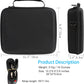 PellKing Hard Case for GoPro Hero 13/12/11/10/9/8/7/2018/6/5 Blcak/4 Silvery Action Camera, Accessories Carrying Storage Shoulder Bag With Strap for DJI Osmo Action 5/4/3 Insta360 Ace Pro