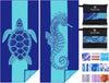 2 Pack Microfiber Lightweight Beach Towel 71"x32" Oversized Extra Large Thin Sand Free Towels Travel Swim Pool Yoga Gym Camping for Adults Women Men Beach Essentials Accessories Vacation Gift