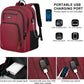 Red Backpack for School, School BackPack for Teens, Boys and Girls, with 15.6 inch Laptop Bookbag for College High School, Large Computer Back Pack with Compartments for Men & Women