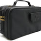 Large Storage Case with TSA Combination Lock Bag, Portable Carbon Lined, XL Medicine Lockable Box for Travel & Home Secured Box Organizer Divider Jars Accessories, Removable Tray (Black)