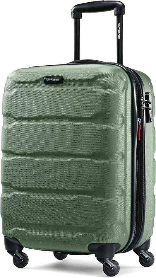 Samsonite Omni PC Hardside Expandable Luggage with Spinner Wheels, Carry-On 20-Inch, Army Green