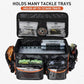 THKFISH Fishing Tackle Bag for 3600/3700 Tackle Box, Waterproof Soft Bottom Large Tackle Box Bag Saltwater & Freshwater Fishing Bags