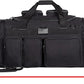 K-Cliffs Tactical Range Duffel Heavy Duty Large Gear Duffle Durable Quality Travel Sports Gym Equipment Bag Military Molle with Lockable Zippers with US Flag Patch 33 Inch Black