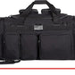 K-Cliffs Tactical Range Duffel Heavy Duty Large Gear Duffle Durable Quality Travel Sports Gym Equipment Bag Military Molle with Lockable Zippers with US Flag Patch 33 Inch Khaki