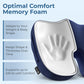 5 STARS UNITED Seat Cushion for Tailbone Pain Relief – Memory Foam Cushion for Coccyx, Hip, Hemorrhoid, Sciatica & Post-Surgery Recovery – Wheelchair, Car, Desk, Gaming & Office Chairs, D Blue