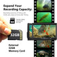 Underwater Fishing Camera FishPRO® HD720P - w/DVR-External 32GB Card, 7'' Ice Fishing Camera [Aluminum Box], Fish Finder Ice Fishing Gifts for Men, 12pcs IR +12pcs LED, 4,500mAh Li-Battery, 65ft Cable