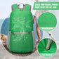 ZOMAKE Ultra Lightweight Hiking Backpack 20L - Packable Small Backpacks Water Resistant Daypack for Women Men(Grass green)