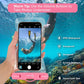 Waterproof Phone Pouch Bag - 7.5in Water Proof Cell Phone Case for Beach Travel Must Haves, IPX8 Dry Bag with Lanyard for iPhone 16 15 Pro Max Galaxy S25 Ultra Pixel 7a, Cruise Essentials 2025