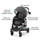 Graco Redmond Modes Pramette Stroller, 3-in-1 Convertible: Car Seat Carrier, Infant Pramette to Toddler Stroller with Reversible Seat and One-hand Fold