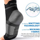 Plantar Fasciitis Sock (6 Pairs) for Men and Women, Compression Foot Sleeves with Arch and Ankle Support, Black, XX-Large