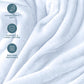 Bare Home Fleece Blanket - King Size - Ultra-Soft Lightweight for Bed, Sofa, and Couch - Luxury Microplush - Cozy Warm Blanket (King, Blue Mist)