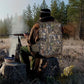 Hunting Backpack with Waterproof Rain Cover, Self Standing Hard Bottom, 50L Camo Hunting Day Pack for Bow Rifle Gun