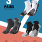 Compression Sport Running Socks: Athletic Socks for Men Women with Cushion,3 Pairs Work Hiking Basketball Ankle Socks