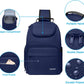 MOSISO Camera Sling Bag, DSLR/SLR/Mirrorless Camera Case Crossbody Photography Backpack with Tripod Holder&Removable Modular Inserts&PU Handle Compatible with Canon/Nikon/Sony, Navy Blue