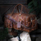 Large duffel bags for men holdall leather travel bag overnight gym sports weekend bag - Roamly