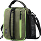 MIER Expandable Lunch Bag Insulated Lunch Box for Men to Work Travel Portable Lunchbox Bags with Shoulder Strap and Water Bottle Holder(Green)