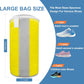 Shoe Washing Machine Bag – 360° Deep Clean Sneaker Laundry Bag with Cleaning Fibers and Zipper, Reusable Shoe Bag for Washing Machine, 2 Pack