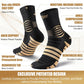 NEENCA Professional Copper Compression Socks, Medical Ankle Support Socks for Injuries Recovery & Pain Relief, Women & Men Circulation, Swelling, Runner, Travel, Pregnancy, Flying—1 Pair, 20-30 mmHg