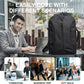 TSA-Friendly Travel Backpack with Laptop Compartment, 30L Carry-On Backpack for Men & Women, 180° Lay-Flat Design, Waterproof & Durable 1000D Oxford, Fits 15.6" Laptop