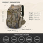 Mardingtop Camo Hunting Backpack for Bow Rifle Gun，Large Capacity Tactical Hunting Day Pack with Rain Cover for Hunting Camping Hiking