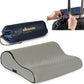 Travel & Camping Comfortable Memory Foam Pillow – Easy to Carry Portable Bag – Temperature Regulating Pillow Case (Grey Contour)