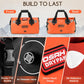 Waterproof Duffel Bag - Motorcycle Dry Bag Tail Bag with Large Storage Space, Waterproof Luggage Duffle Bags with Outer Mesh Zipper Pocket for Camping, Kayaking, Fishing & Traveling - Roamly