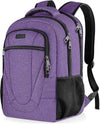 BIKROD Backpack for Men Women, Backpacks for School Teen Boys, Business Anti Theft Slim Sturdy Back Pack, Adult Computer Bag Gift 15.6 IN Laptop, Purple