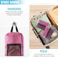 Laundry Bag Backpack, Extra Large Travel Laundry Bag with Mesh Pocket & Adjustable Shoulder Straps,Dirty Clothes Travel Bag for College Students Dorm,Apartment(Pink)