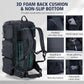 Goture Fishing Backpack with Cooler, 72L 600D Tackle Backpack Included 4 3700 Tackle Boxes, Dry & Wet Split Compartment, Large Fishing Tackle Bag with Rod Holders,Rain Cover for Travel Camping Hiking