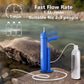 FS-TFC 6-Stage Portable Water Filter 0.01 Micron UF and CTO Improving Tastes Water Purifier Survival Gear 1.5L/Min Fast Flow for Hiking, Camping, Travel, and Emergency Preparedness