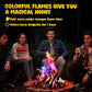 Hotdevil Fire Color Changing Packets (12Pack) Magical Flames Fire for Outdoor Campfires, Fire Pits, Fireplaces,Campfire Accessories, Compatible with Wood