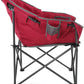 ARROWHEAD OUTDOOR Oversized Heavy-Duty Club Folding Camping Chair with Pocket, Cup Holder, Portable, Padded, Moon, Round, Saucer, Supports 330lbs, Carrying Bag