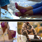 Alpaca Wool Hunting Socks 2 pairs for Men Women, Thermal Warm Compression Thick Winter Cushioned Hiking Boot Moisture Wicking