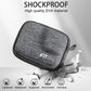 FiTSTILL Grey Weaving Mini Carrying Case for Go Pro Hero 13/12/11/10/9/8/7/(2018)/6/5/4/3+/3 Black,Hard Shell Travel Storage Case for AKASO,Campark,YI Action Camera and More