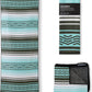 Nomadix Original Towel - Perfect for Beach, Pool, Travel, Camping, Yoga - Made with Recycled Materials - Super Absorbent - Sand Resistant - Baja Aqua - 72.5x30