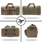 Wildroad Waxed Canvas Duffle Bag - 50L Waterproof Weekender Overnight Travel Bag - Roamly
