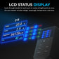 SABRENT 252W Charger – 8-Port USB PD 3.0 with LCD Display, Fast Charging for USB-C & USB-A Devices, Laptops, Phones, Tablets, Gaming Consoles – PPS, Overcharge Protection, Travel-Friendly (AX-8PTC)