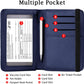 ZOPPEN Passport Holder Wallet, Passport Cover Travel Wallet Women Travel Essentials Accessories Document Organizer Travel Must Haves Rfid Blocking Cover Case for Women and Men, Blue