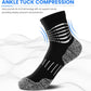 IRAMY Ankle Compression Socks for Men Athletic Running Socks with Cushioned Support 3 Pairs