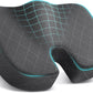 TushGuard Seat Cushion - Memory Foam Cushion for Office Chair, Car Seat, Airplane, Bleacher - Sciatica & Hip & Coccyx Pain Relief Desk Chair Cushion for Long Sitting Office Workers, Car Drivers