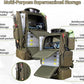 BLISSWILL Large Fishing Backpack with Cooler for 3 Tackle Boxes - Fishing Bag with Rod Holders for Camping and Hiking