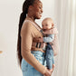 BabyBjörn Baby Carrier Mini, 3D Mesh, Dusty Pink | Newborn Carrier (7-25 lbs), Ergonomic, Easy-to-Use