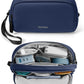 tomtoc Electronic Organizer Travel Case, Water Resistant Dual Compartment Tech Pouch Cable Organization Storage Bag for Charger, Cord, Phone, Hard Drive, Power Bank, Accessories Travel Essentials - Roamly