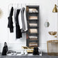 Simple Houseware 6 Shelf Hanging Closet Organizer, Dark Gray