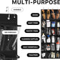 Simple Houseware 24 Pockets Large Clear Pockets Over The Door Hanging Shoe Organizer, Black (56" x 22.5")