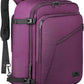MATEIN Travel Backpack for Women, Expandable Flight Approved Carry on Backpack, Water Resistant Lightweight Suitcase, Large Business Weekender Daypack, Gift for Traveler, Purple