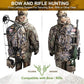 YVLEEN Hunting Backpack, Durable Camo Hunting Packs for Men, Large Capacity Hunting Day Pack for Rifle Bow Gun