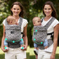 GROWNSY Baby Carrier Newborns to Toddlers, Ergonomic Baby Toddler Carrier Wraps with Head Support, Easy to Wear, Infant Carrier Baby Gift, Travel and Hiking Friendly, 7 to 44 lb (Gray-Leopard)