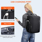 PIJUSHI Travel Backpack for Women Men Expandable Carry on Luggage Backpack Airline Approved Personal Item Laptop Bag(PE034 Black)